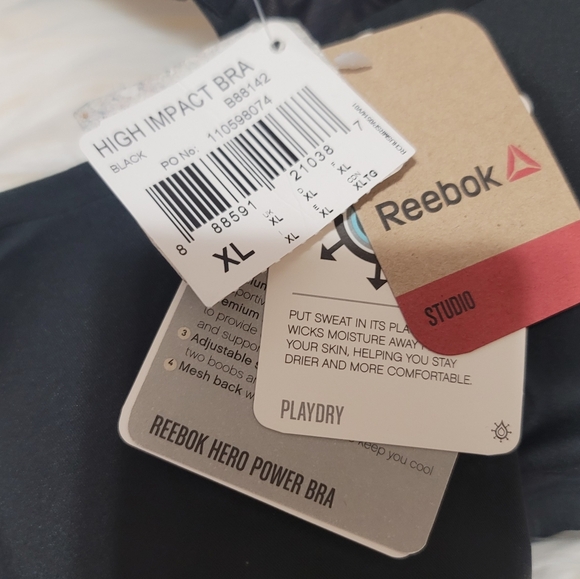NWT Reebox Power Hero Bra - Picture 5 of 13